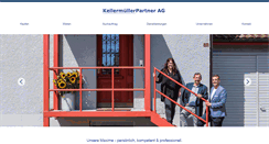 Desktop Screenshot of kellermuellerpartner.ch