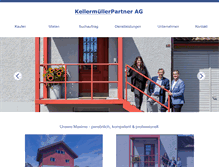 Tablet Screenshot of kellermuellerpartner.ch